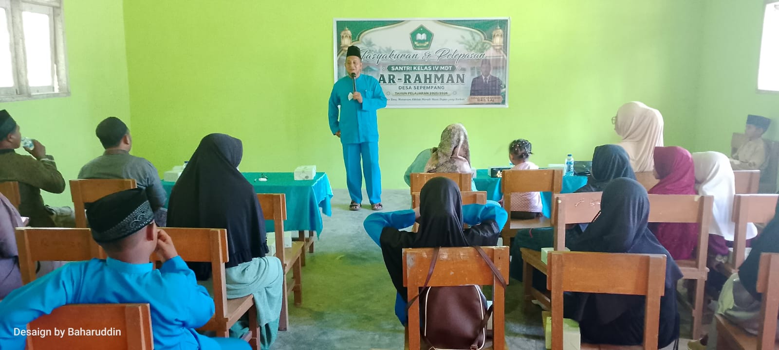 MDT Ar-Rahman Desa Sepempang Laksanakan Tasyakuran dan Pelepasan Santri Kelas IV Tahun Pelajaran 2025/2026